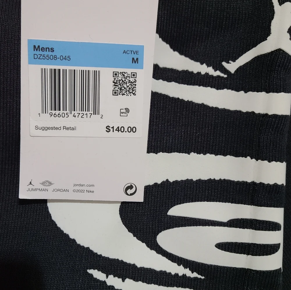 Nike Air Jordan x Travis Scott Fleece Pant Black Size Men Medium NWT